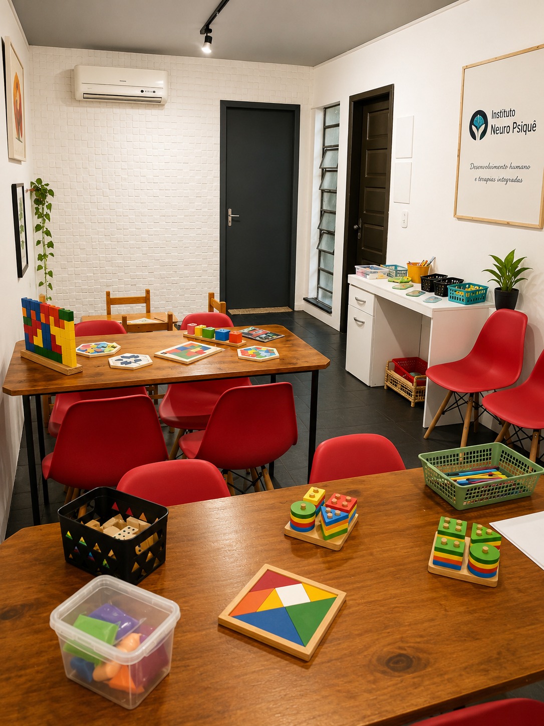 Sala de estimulação cognitiva e oficinas em grupo